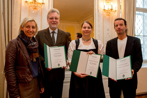 Kristina Edlinger-Ploder, Rudolf Zechner, Ellen Heitzer, Heimo Halbrainer © Heimo Ruschitz