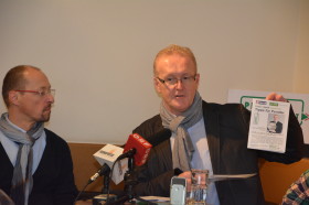 Pendleraktionstag 2014: Der Obmann der Pendlerinitiative, AK-Vizepräsident Franz Gosch, anlässlich der heutigen Präsentation des Pendlerreports 2014 in Graz 