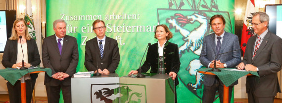 Reformpartner präsentieren das Budget 2015 © steiermark.at / Frankl