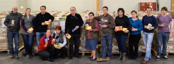 Detlev Eisel-Eiselsberg mit MitarbeiterInnnen der Landespartei