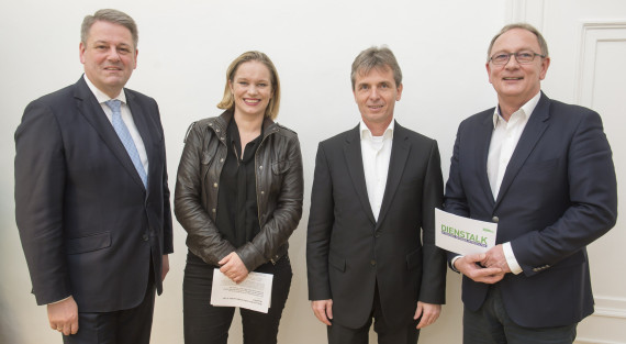 Andrä Rupprechter, Corinna Milborn, Friedrich Santner, Detlev Eisel-Eiselsberg  © Foto Fischer