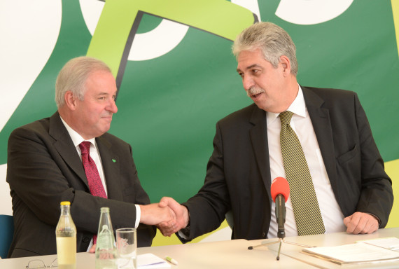 LHStv. Hermann Schützenhöfer, Finanzminister Hans Jörg Schelling  © Fischer/STVP
