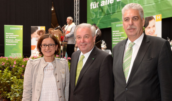 Johanna Mikl-Leitner, Hermann Schützenhöfer, Hans Jörg Schelling  © Fischer/STVP