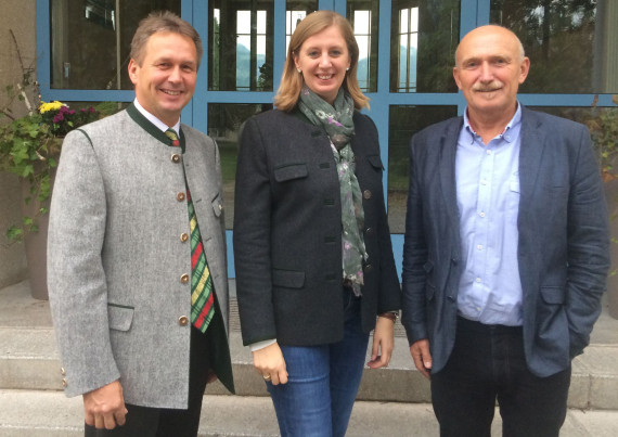 Präs. Titschenbacher, KO Eibinger-Miedl, Dir. Hausleitner