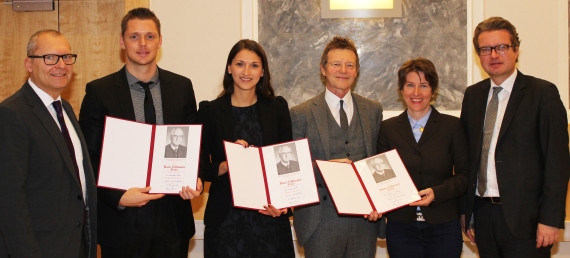 Poier, Scala, Ruß, Löschnigg (i.V. für Watzinger), Melzer-Azodanloo, Drexler © Neubauer