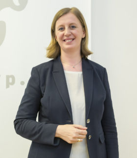 Die zukünftige Landesrätin MMag. Barbara Eibinger-Miedl