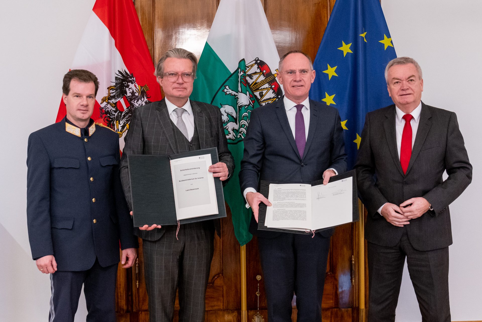 Neue Sicherheitsvereinbarung für das Land Steiermark