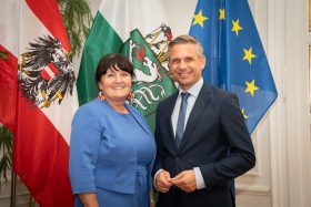 LH-Stv. Manuela Khom und BM Hattmannsdorfer © Land Steiermark