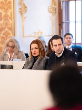 Energielandesrätin Simone Schmiedtbauer und Klubobmann Lukas Schnitzer © Landtagsklub der StVP