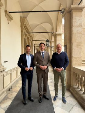 Klubobmann Schnitzer, Verkehrssprecher Schnabel, Verkehrssprecher Forstner © StVP-Landtagsklub